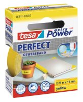 tesa extra Power® Perfect Gewebeband gelb 19,0 mm x...
