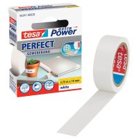 tesa extra Power® Perfect Gewebeband weiß 19,0...