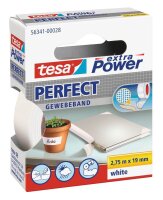 tesa extra Power® Perfect Gewebeband weiß 19,0...