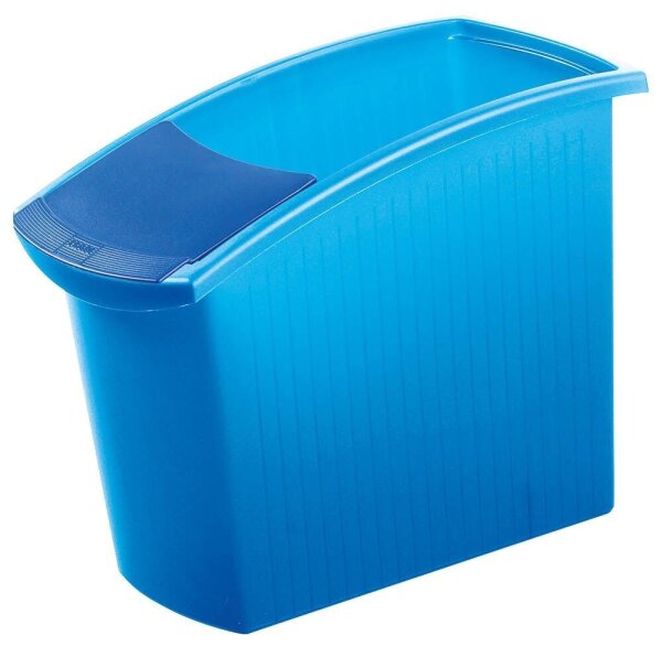 HAN MONDO  Papierkorb 18,0 l blau, transluzent, 1 St.