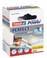 tesa extra Power® Perfect Gewebeband weiß 38,0...