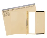 Exacompta Hängehefter Exaflex Karton chamois DIN A4 1x Amtsheftung, 25 St.
