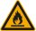 SafetyMarking® Warnaufkleber "Warnung vor feuergefährlichen Stoffen" dreieckig 10,0 x 10,0 cm, 1 St.