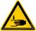 SafetyMarking® Warnaufkleber "Warnung vor Handverletzungen" dreieckig 10,0 x 10,0 cm, 1 St.