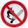 SafetyMarking® Verbotsaufkleber "Keine offene Flamme, Feuer, offene Zündquelle und Rauchen verboten" rund 10,0 cm, 1 St.