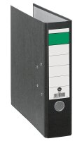 Grüner Balken Ordner schwarz marmoriert Karton 8,0...