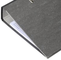 Grüner Balken Ordner schwarz marmoriert Karton 8,0 cm DIN A4, 1 St.