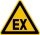 SafetyMarking® Warnaufkleber "Warnung vor explosionsfähiger Atmosphäre" dreieckig 10,0 x 10,0 cm, 1 St.
