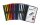 DURABLE Klemmhefter DURACLIP farbsortiert, 25 St.
