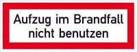 SafetyMarking® Brandschutzaufkleber "Aufzug im...