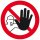 SafetyMarking® Verbotsaufkleber "Zutritt für Unbefugte verboten" rund 10,0 cm, 1 St.