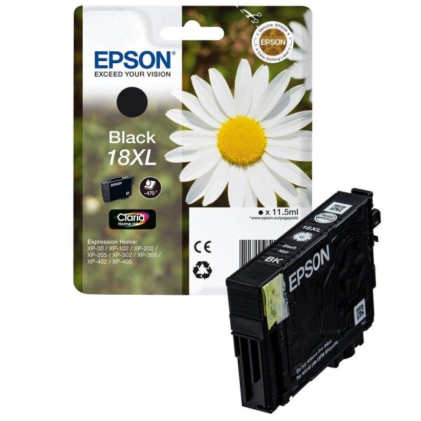 EPSON 18XL / T1811XL (Gänseblümchen) schwarz Druckerpatrone