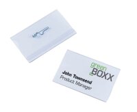 50 DURABLE Namensschilder mit Nadel 9,0 x 5,4 cm  ( 800419 )