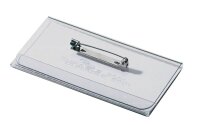 DURABLE Namensschilder mit Nadel 7,5 x 4,0 cm, 100 St.
