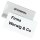 DURABLE Namensschilder mit Nadel 7,5 x 4,0 cm, 100 St.