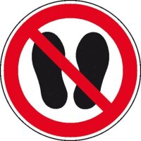 SafetyMarking® Verbotsaufkleber "Betreten der...