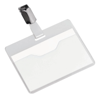 DURABLE Namensschilder mit Clip 9,0 x 6,0 cm, 25 St.