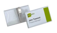 DURABLE Namensschilder mit Krokoklemme 7,5 x 4,0 cm, 25 St.