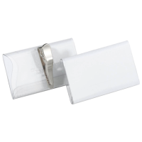 DURABLE Namensschilder mit Krokoklemme 7,5 x 4,0 cm, 25 St.