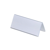 DURABLE Tischnamensschilder 8050-19 transparent 15,0 x 6,1 cm, 25 St.