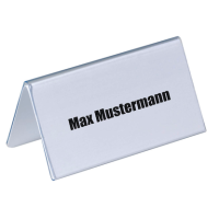 DURABLE Tischnamensschilder 8050-19 transparent 15,0 x 6,1 cm, 25 St.