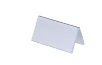 DURABLE Tischnamensschilder 8051-19 transparent 10,0 x 5,2 cm, 25 St.