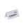 DURABLE Tischnamensschilder 8051-19 transparent 10,0 x 5,2 cm, 25 St.