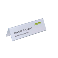 DURABLE Tischnamensschilder 8052-19 transparent 21,0 x...