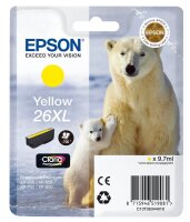 EPSON 26XL / T2634XL (Eisbär) gelb Druckerpatrone