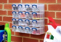 Really Useful Box Kleinteilemagazin 16x 0,3 l transparent...