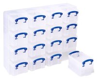 Really Useful Box Kleinteilemagazin 16x 0,3 l transparent 37,5 x 12,5 x 31,0 cm, 1 St.