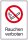 SafetyMarking® Verbotsaufkleber "Rauchen verboten" rechteckig 13,1 x 18,5 cm, 1 St.