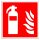 SafetyMarking® Brandschutzschild "Feuerlöscher" quadratisch 15,0 x 15,0 cm, 1 St.