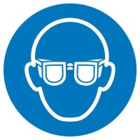 SafetyMarking® Gebotsaufkleber "Augenschutz...
