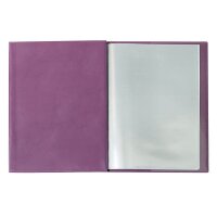 Idena Zeugnismappe DIN A4, 12 Hüllen violett/blau, 1 St.