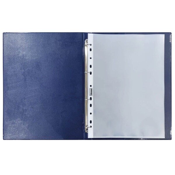 Idena Zeugnismappe DIN A4, 10 Hüllen blau/dunkelblau, 1 St.  ( 20105 )