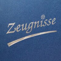 Idena Zeugnismappe DIN A4, 10 Hüllen blau/dunkelblau, 1 St.  ( 20105 )
