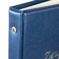 Idena Zeugnismappe DIN A4, 10 Hüllen blau/dunkelblau, 1 St.  ( 20105 )