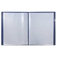 Idena Zeugnismappe DIN A4, 12 Hüllen blau/dunkelblau, 1 St.