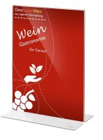 SIGEL gerade Tischaufsteller DIN A5 beidseitig, 1 St.