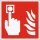 SafetyMarking® Brandschutzaufkleber "Brandmelder " quadratisch 15,0 x 15,0 cm, 1 St.