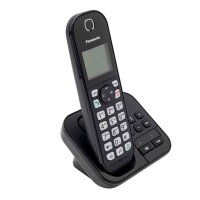 Panasonic KX-TGC460GB Schnurloses Telefon mit Anrufbeantworter schwarz