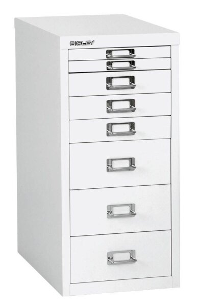 BISLEY MultiDrawer™ L298 Schubladenschrank verkehrsweiß 8 Schubladen 27,8 x 38,0 x 59,0 cm, 1 St.