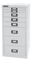 BISLEY MultiDrawer™ L298 Schubladenschrank verkehrsweiß 8 Schubladen 27,8 x 38,0 x 59,0 cm, 1 St.