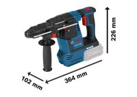 BOSCH Professional GBH 18V-26 F Akku-Bohrhammer 18 V,...