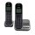Panasonic KX-TGC422GB Duo Schnurloses Telefon-Set mit Anrufbeantworter schwarz  ( KX-TGC422GB )