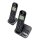 Panasonic KX-TGC422GB Duo Schnurloses Telefon-Set mit Anrufbeantworter schwarz  ( KX-TGC422GB )