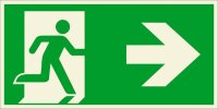 SafetyMarking® Rettungszeichen "Notausgang...