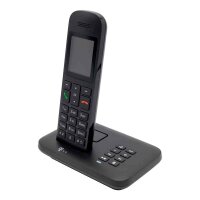 Telekom Sinus A12 Schnurloses Telefon mit Anrufbeantworter schwarz