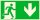 SafetyMarking® Rettungszeichen-Aufkleber "Notausgang rechts, abwärts" rechteckig 30,0 x 15,0 cm, 1 St.